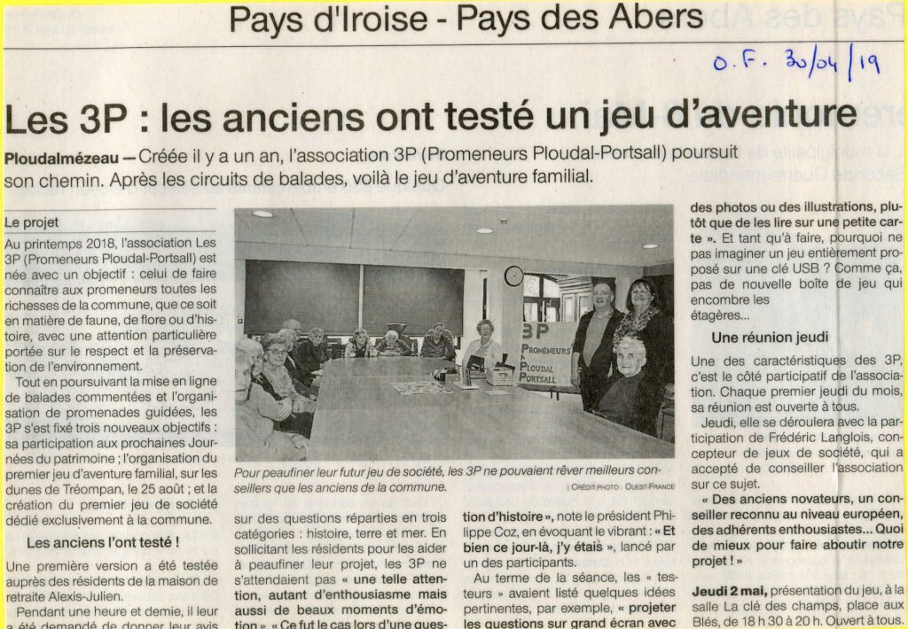 Ouest France 30-04-2019