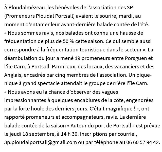 Télégramme du 30 08 2025