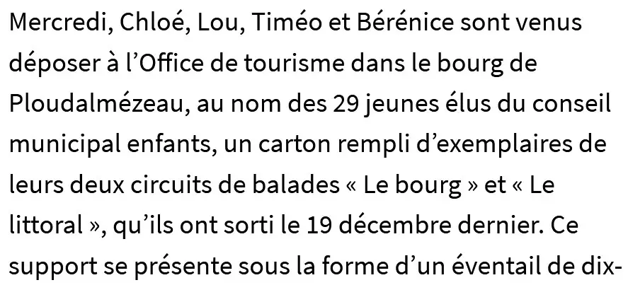 Télégramme du 12 avril 2026